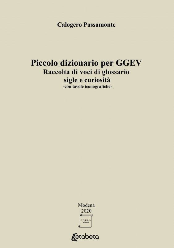 Piccolo dizionario per GGEV